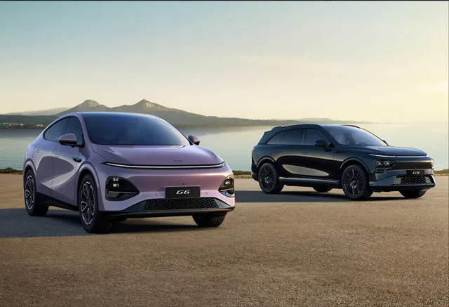 Modèles G6 et G9 de la marque XPENG
